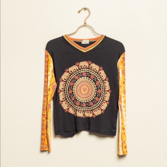 90’s/Y2K Mudd Elephant Mandala Shirt - Picture 10 of 13